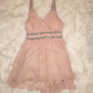 pink homecoming dress